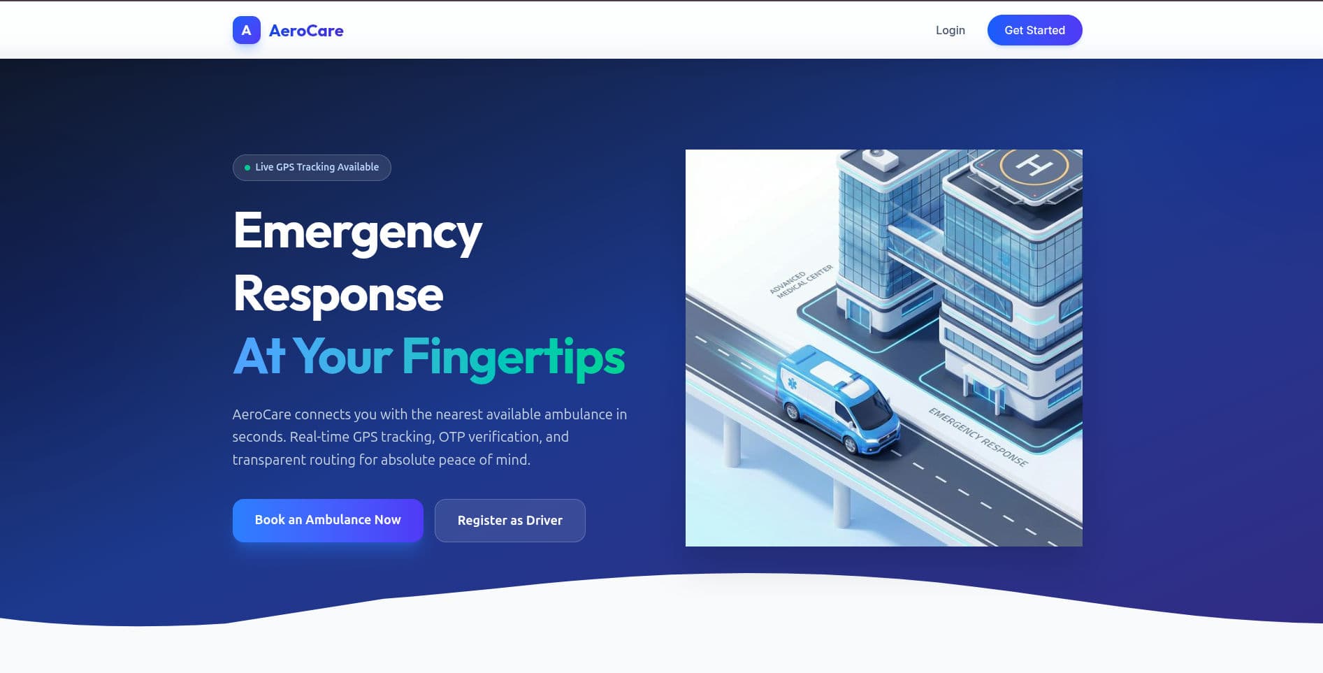 Ambulance Booking (Patient, Driver & Admin Dashboard)