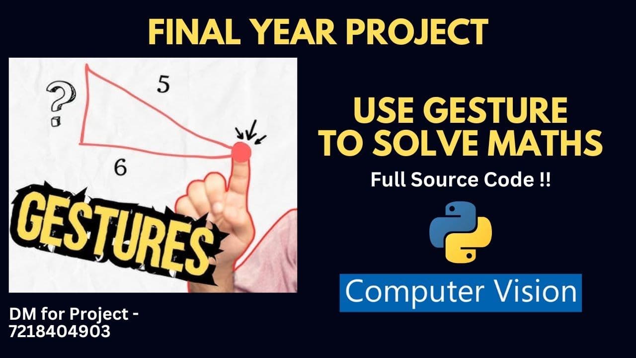 Use Gesture to Solve Maths